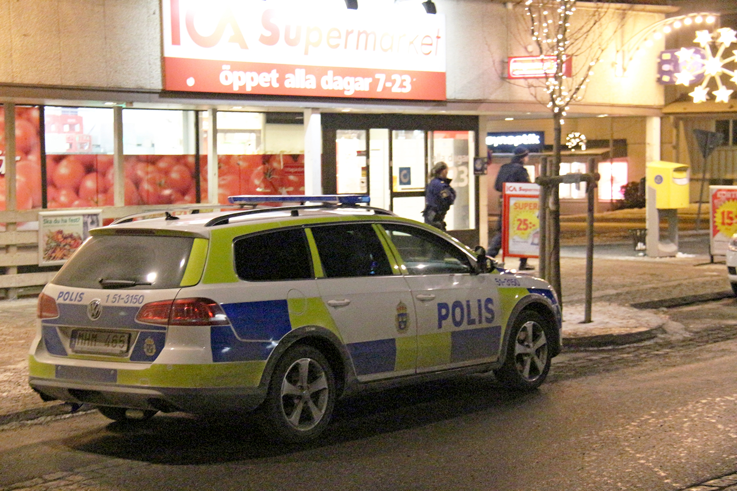 Rånförsök på Supermarket