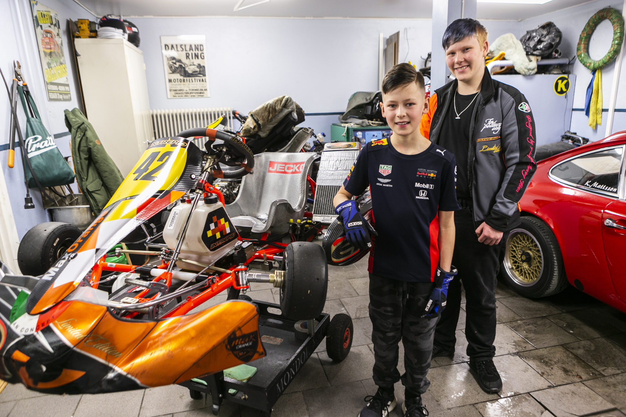 Axel och Alve satsar på gokart