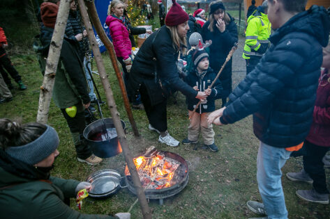 Korvgrillning pojk