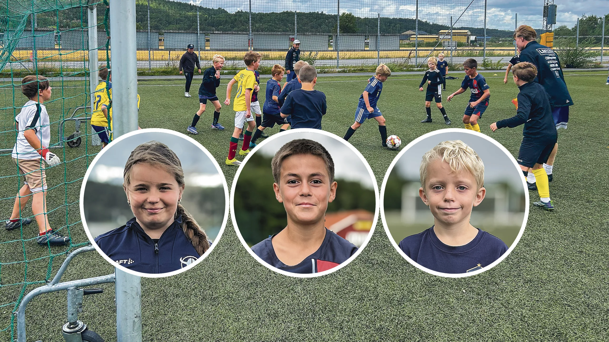 Klassisk fotbollsskola lockade barnen till Forsvallen