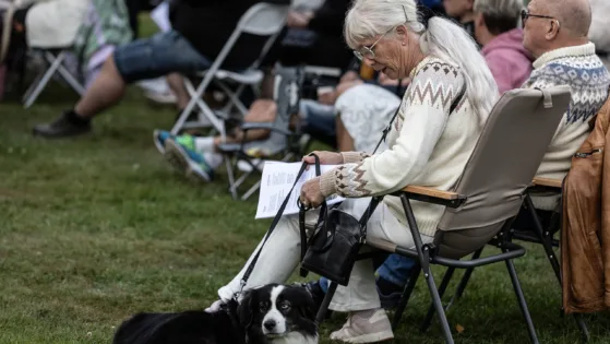 v3326 Allsång Ströms slottspark hund copy