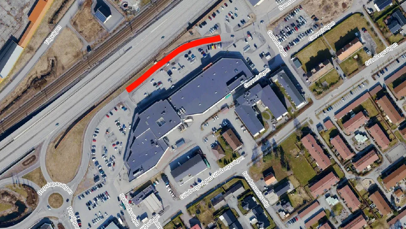 Del av Svenstorpsvägen stängs av