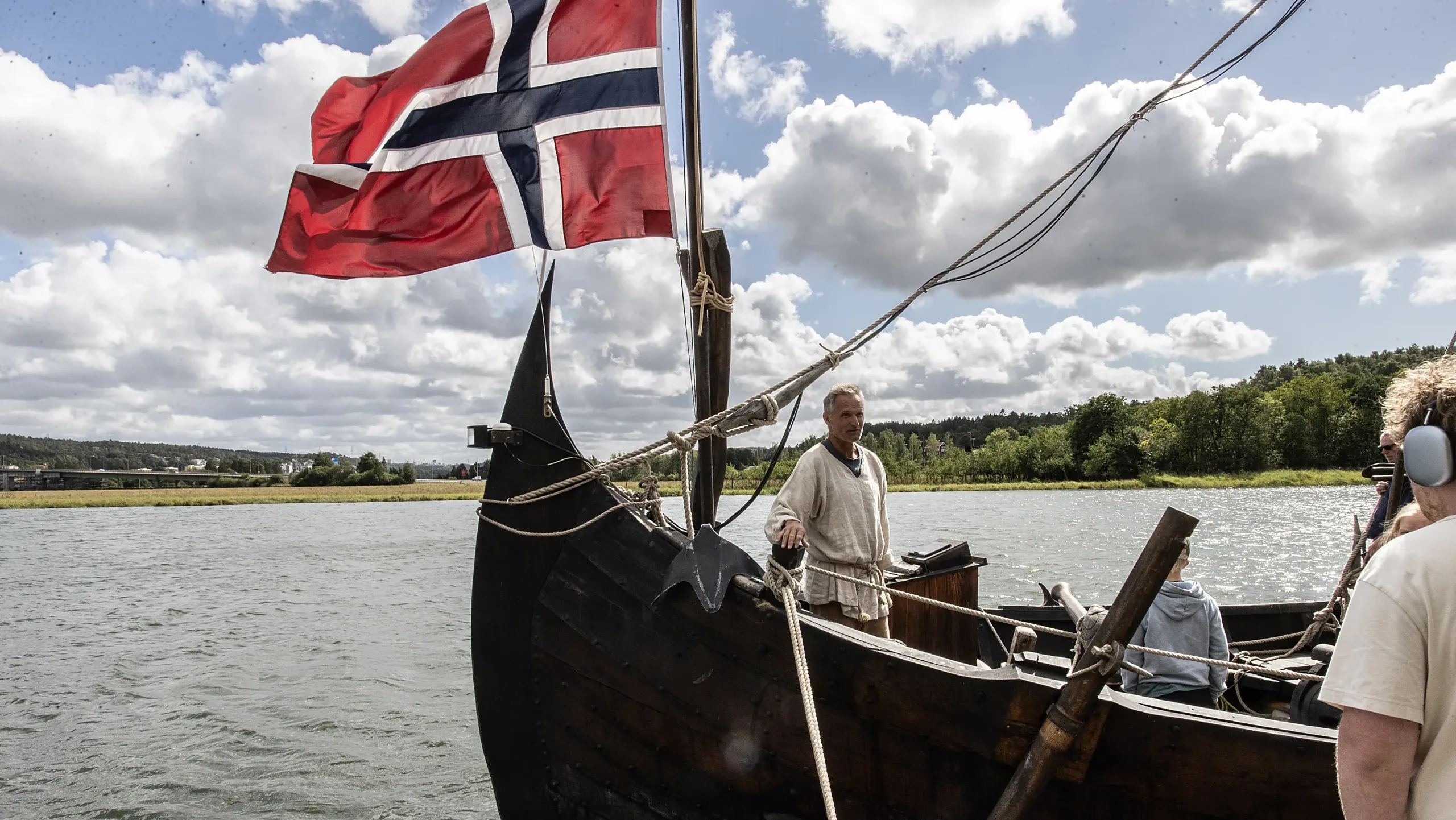 Oväntat besök av ett norskt vikingaskepp