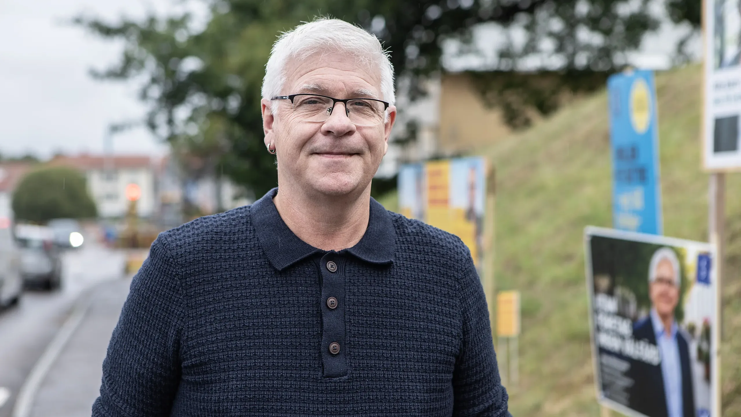 Jonas Hilmersson driver kampanj för riksdagen